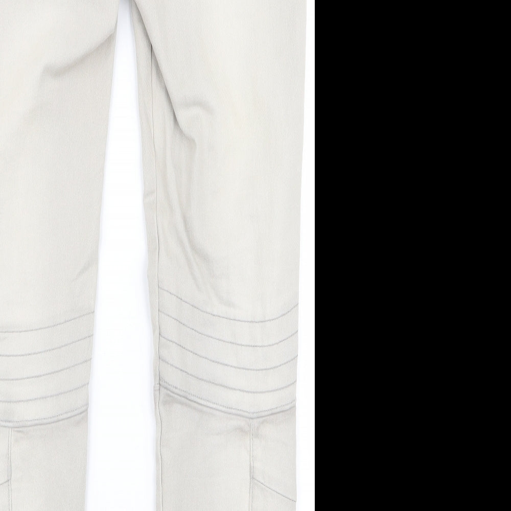 Preworn Womens White   Trousers  Size 14 L21 in