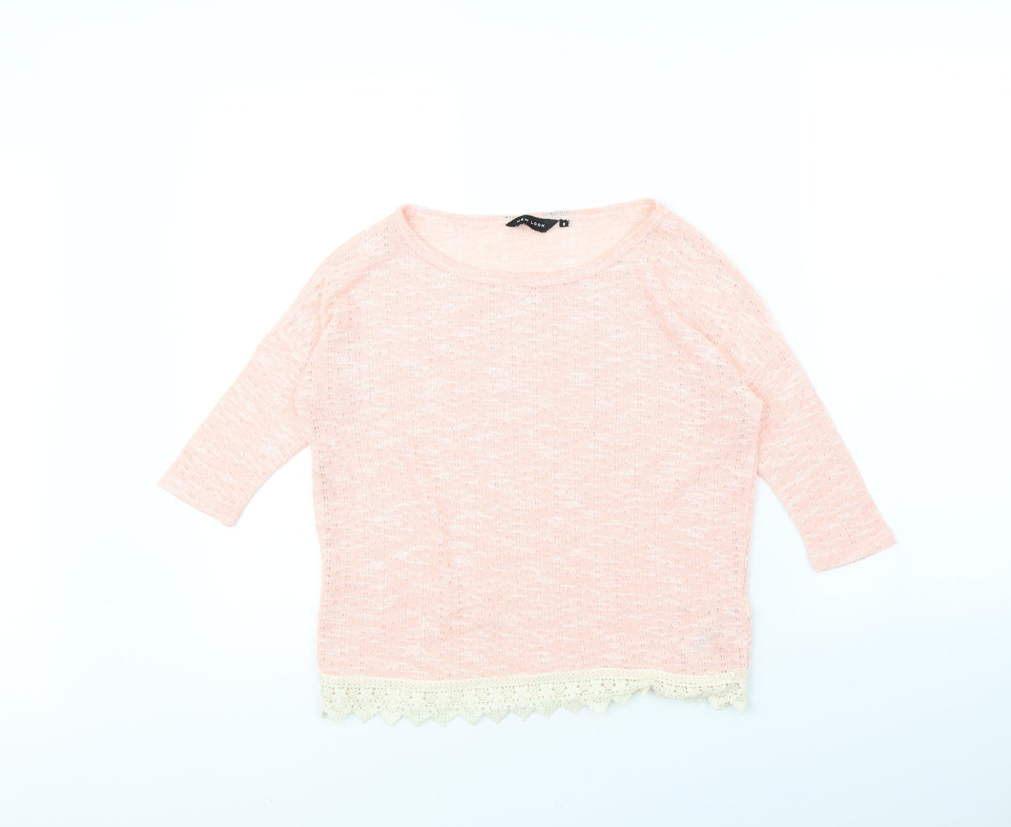 New Look Womens Pink   Pullover Jumper Size 8