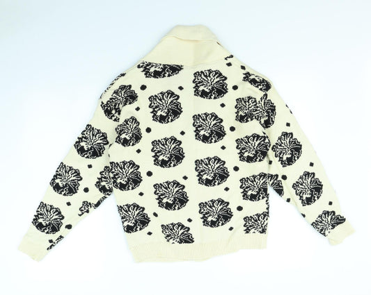 NEXT Womens Ivory Floral  Jacket  Size S