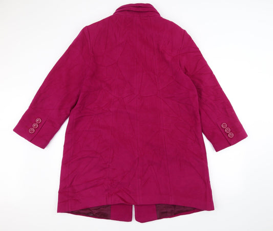 CC Womens Pink   Overcoat Coat Size L