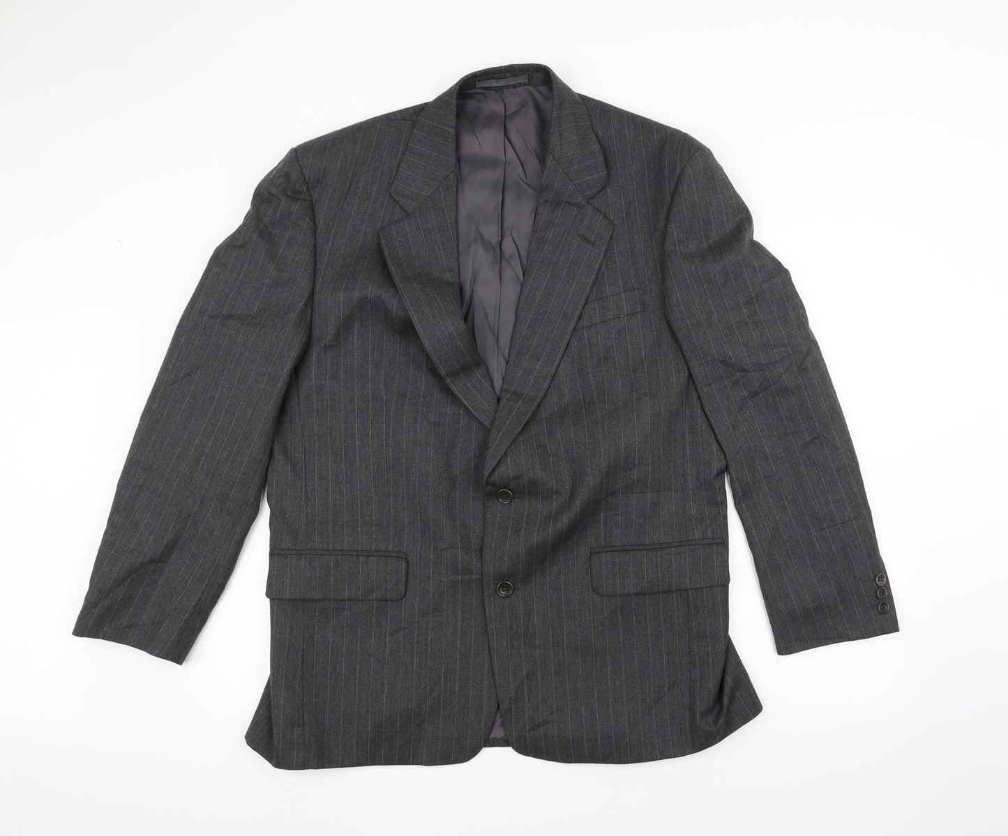 Greenwoods Mens Black   Jacket Suit Jacket Size 38