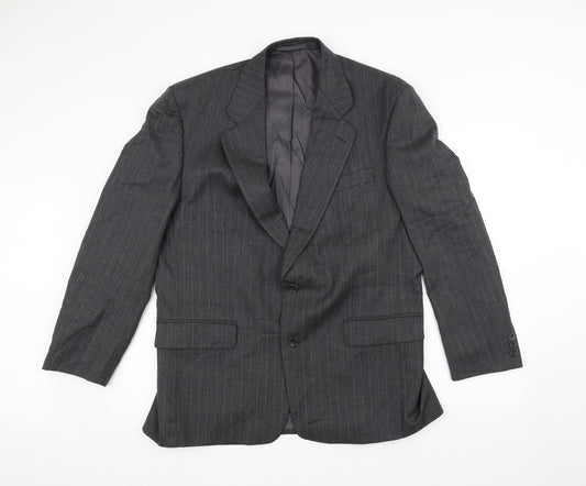 Greenwoods Mens Black   Jacket Suit Jacket Size 38