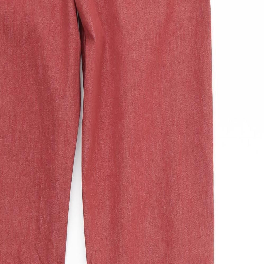 FC jeANS Womens Red  Denim Skinny Jeans Size 10 L29 in