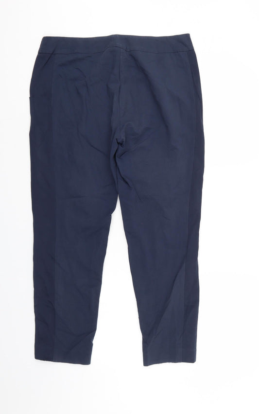 Bialcon Womens Blue   Trousers  Size 12 L26 in