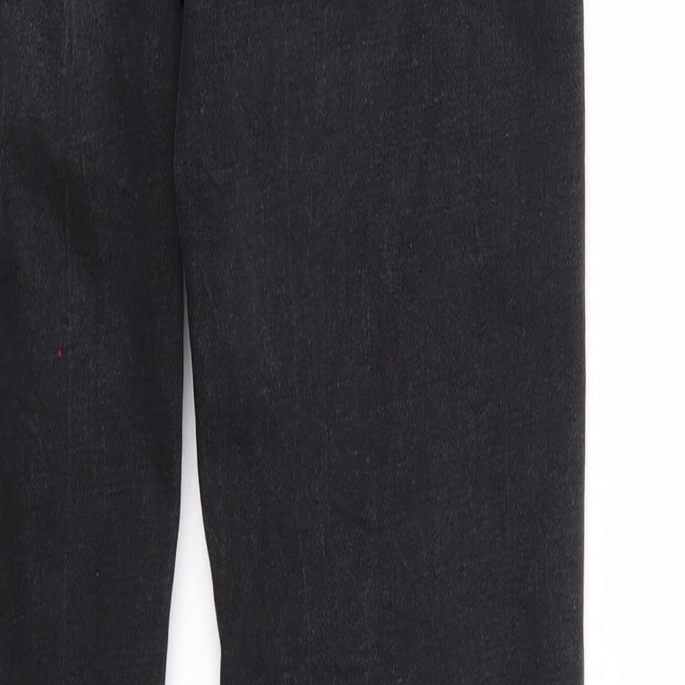 Denim & Co. Womens Black  Denim Skinny Jeans Size 6 L27 in