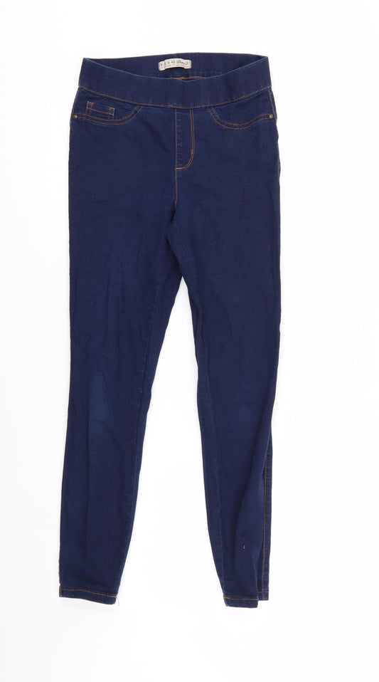 Denim & Co. Womens Blue  Denim Jegging Jeans Size 8 L26 in