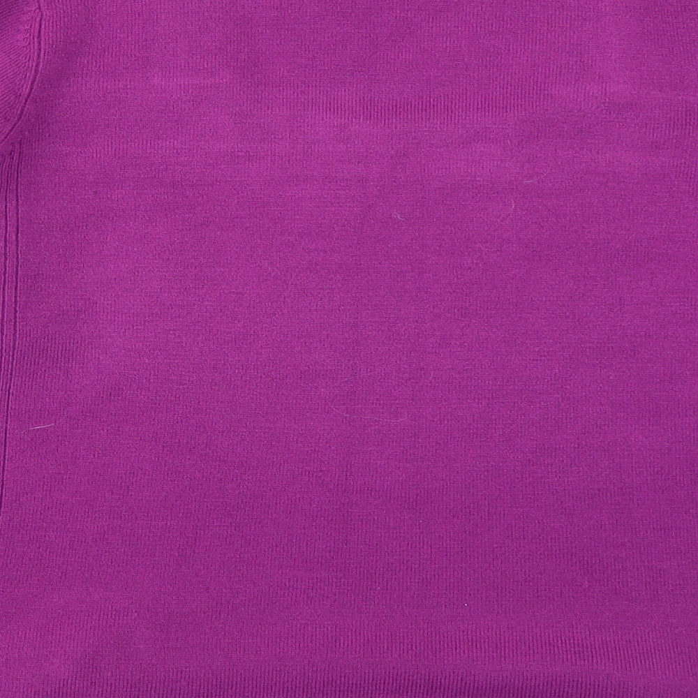 BASSINI Womens Purple   Pullover Jumper Size XL
