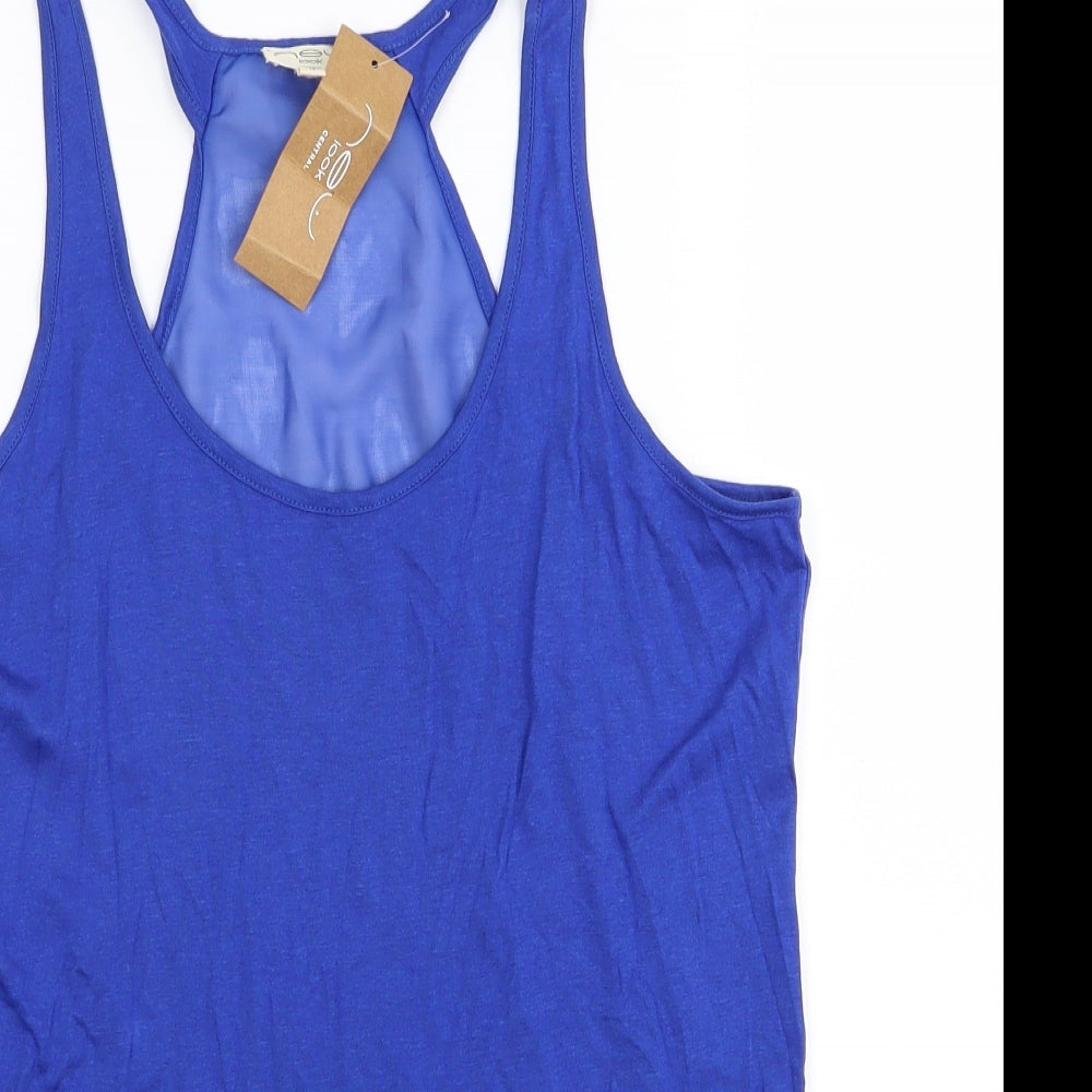 New Look Womens Blue   Basic Tank Size 8