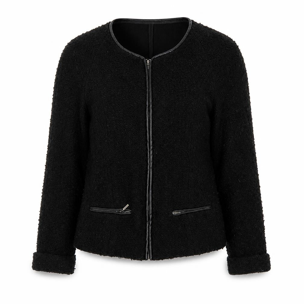 Next Womens Black   Full Zip Jumper Size 6