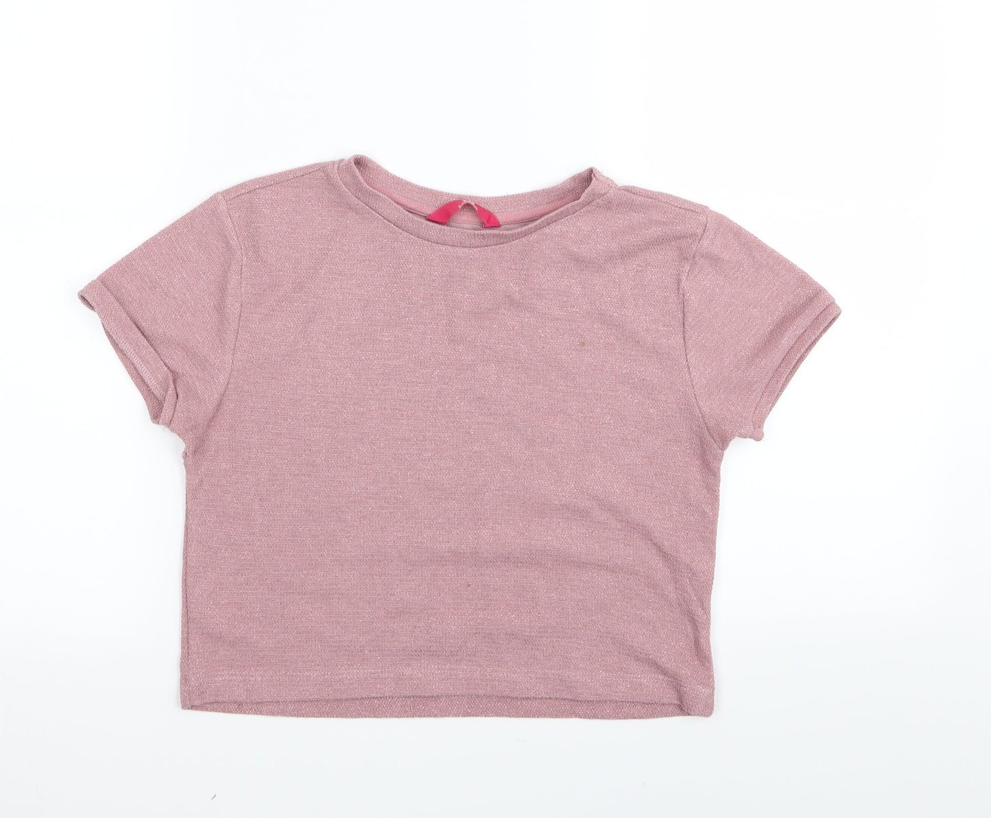 YD Girls Pink   Basic T-Shirt Size 12-13 Years