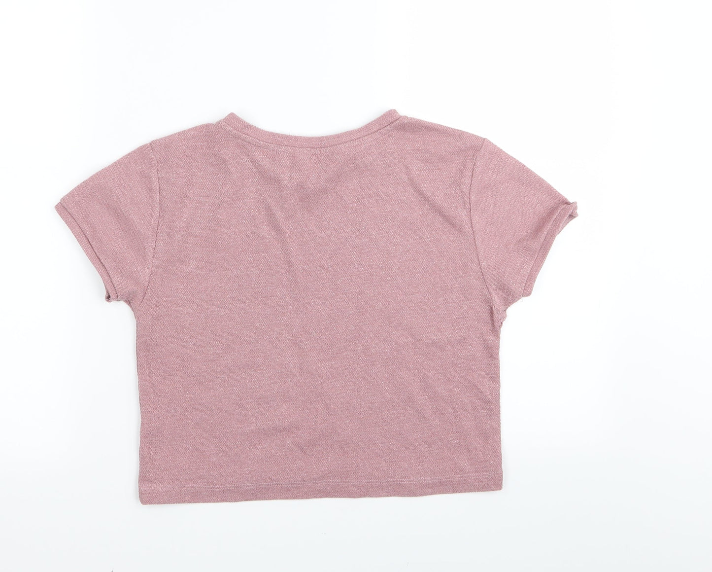 YD Girls Pink   Basic T-Shirt Size 12-13 Years