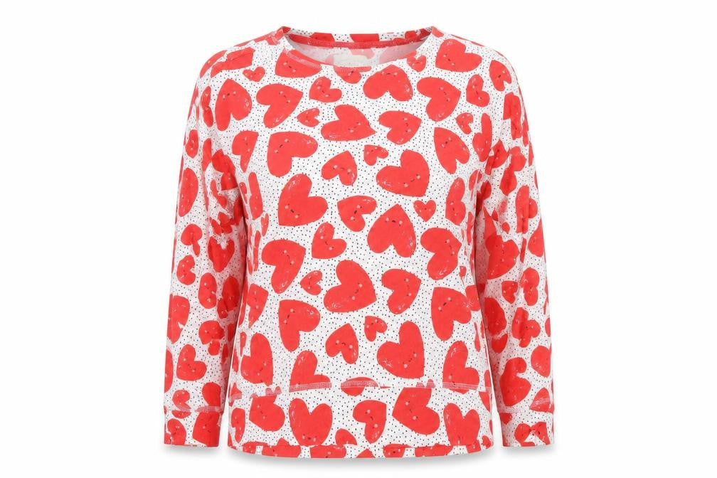 Next Womens White Polka Dot  Top Pyjama Top Size M