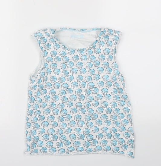 M&S Girls Blue   Basic T-Shirt Size 10-11 Years