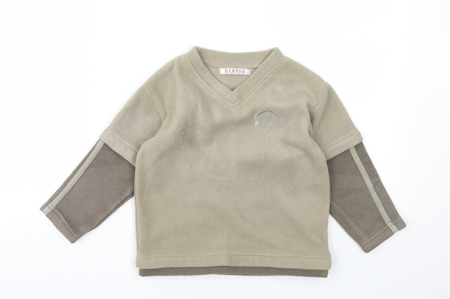 George Boys Brown   Pullover Sweatshirt Size 2-3 Years