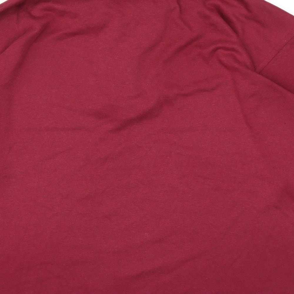 MAHOCHAMY Mens Red    T-Shirt Size M