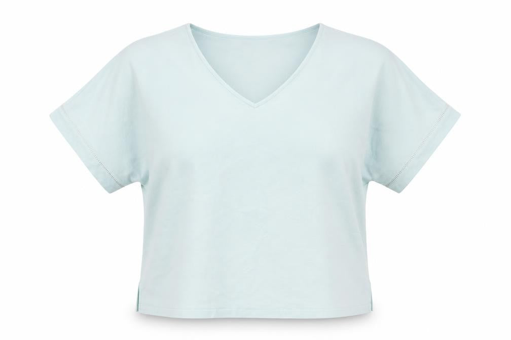 M&S Womens Blue   Basic Blouse Size 14