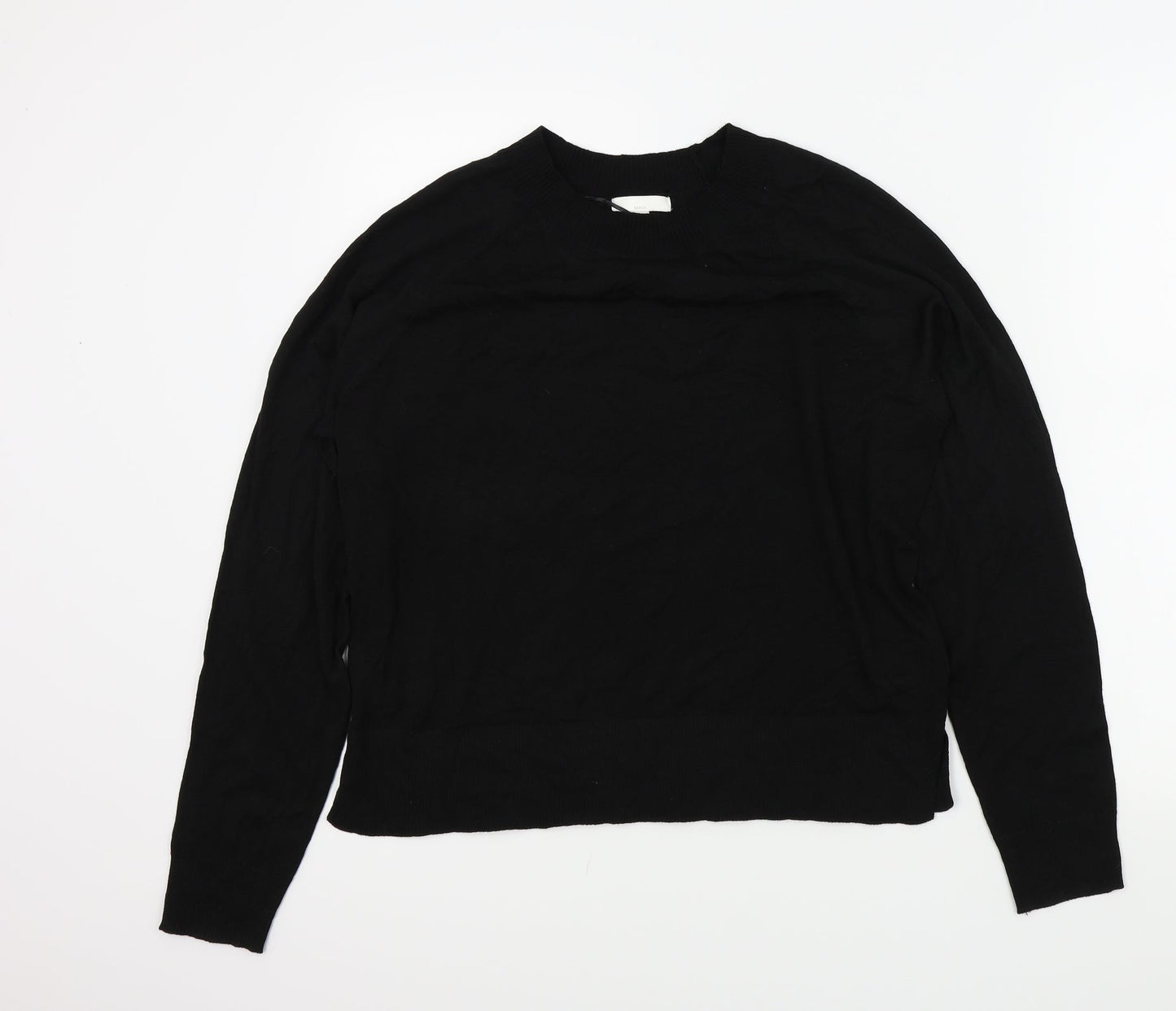H&M Womens Black   Pullover Jumper Size M