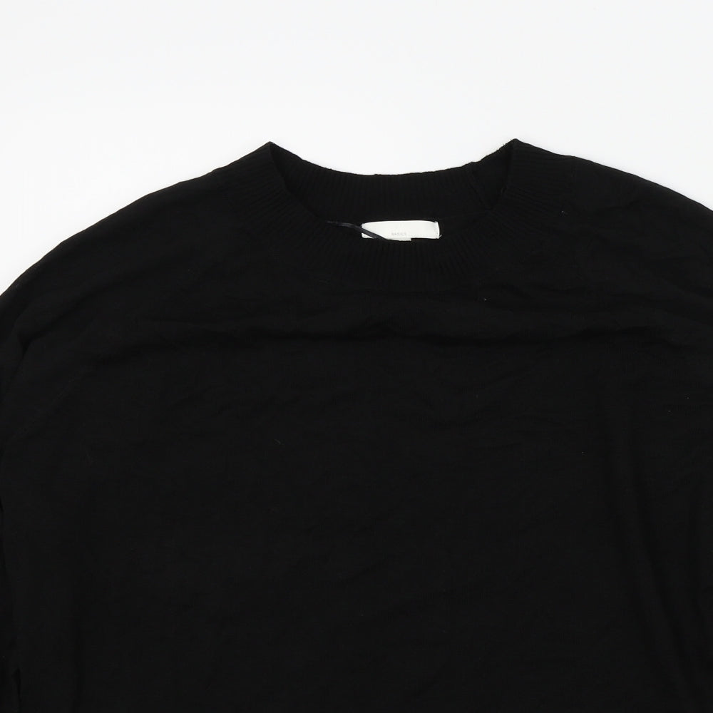 H&M Womens Black   Pullover Jumper Size M