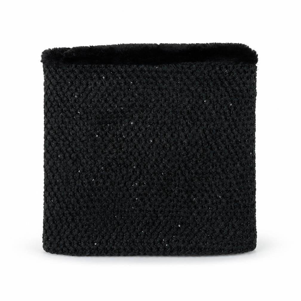 Preworn Womens Black Shawl/Wrap - Snood