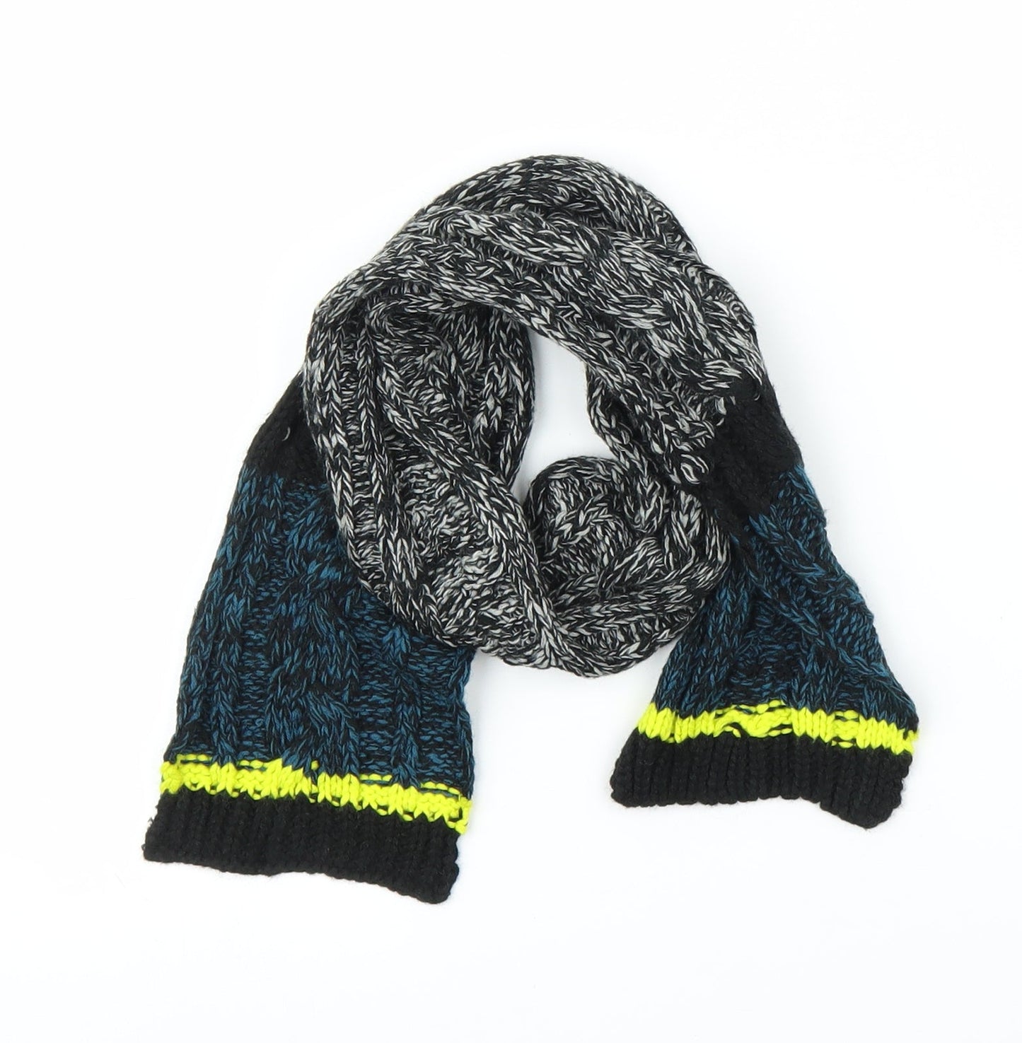 Preworn Boys Black   Scarf  Size Regular