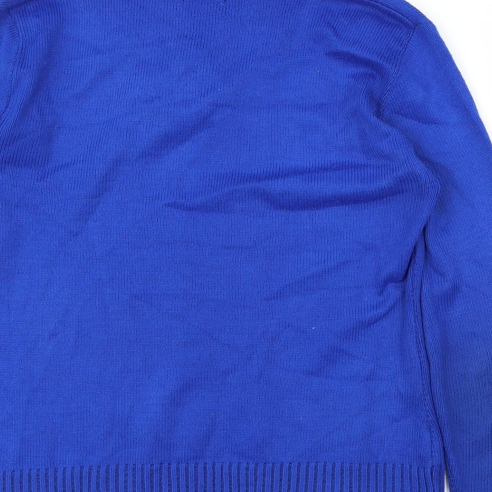 CHIC Womens Blue   Pullover Jumper Size M