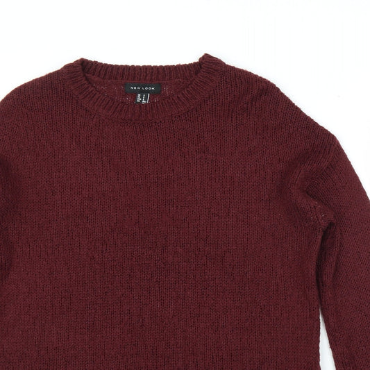 New Look Womens Purple   Pullover Jumper Size S