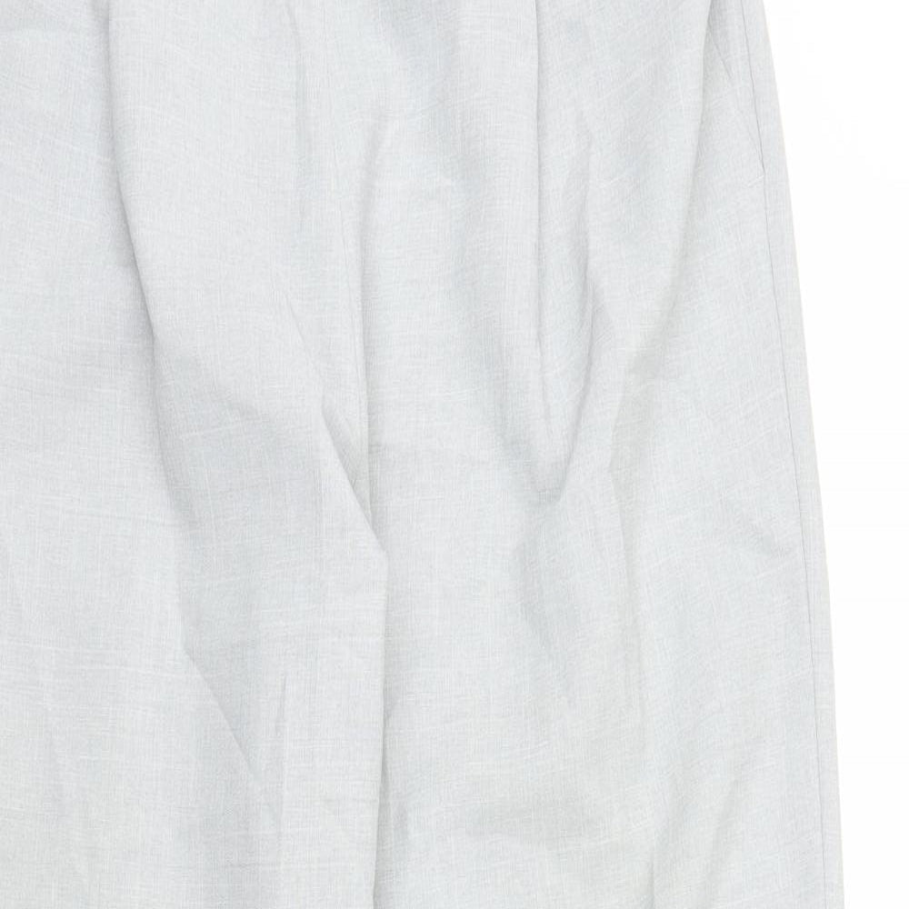 BHS Womens Grey   Capri Trousers Size 14 L24 in