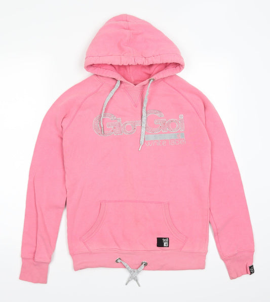 Gio Gio Womens Pink   Pullover Hoodie Size XS