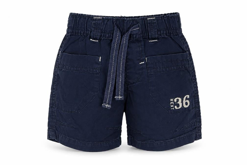 Next Boys Blue   Cropped Trousers Size 6-9 Months  - Next 36