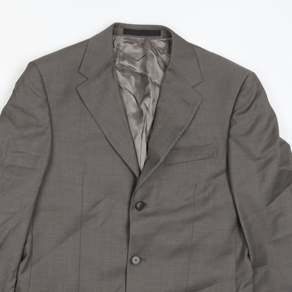 Marks and Spencer Mens Grey   Jacket Suit Jacket Size 38