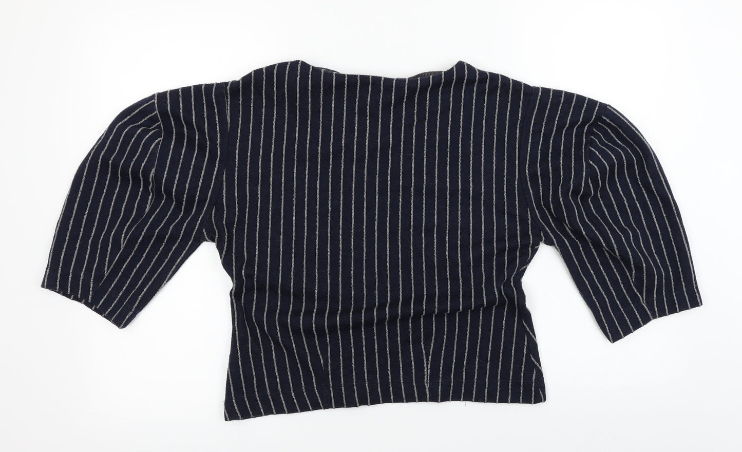 NEXT  Womens Blue Striped  Basic T-Shirt Size 10