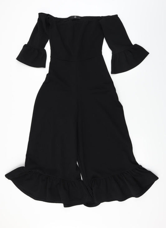 Missguided  Womens Black   Jumpsuit One-Piece Size 8