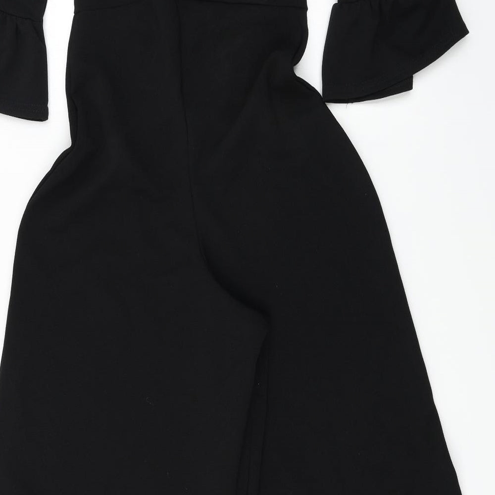Missguided  Womens Black   Jumpsuit One-Piece Size 8