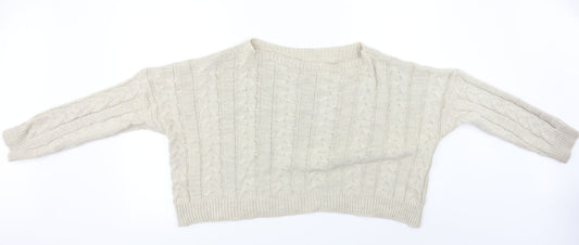 Preworn  Womens Beige   Pullover Jumper Size L