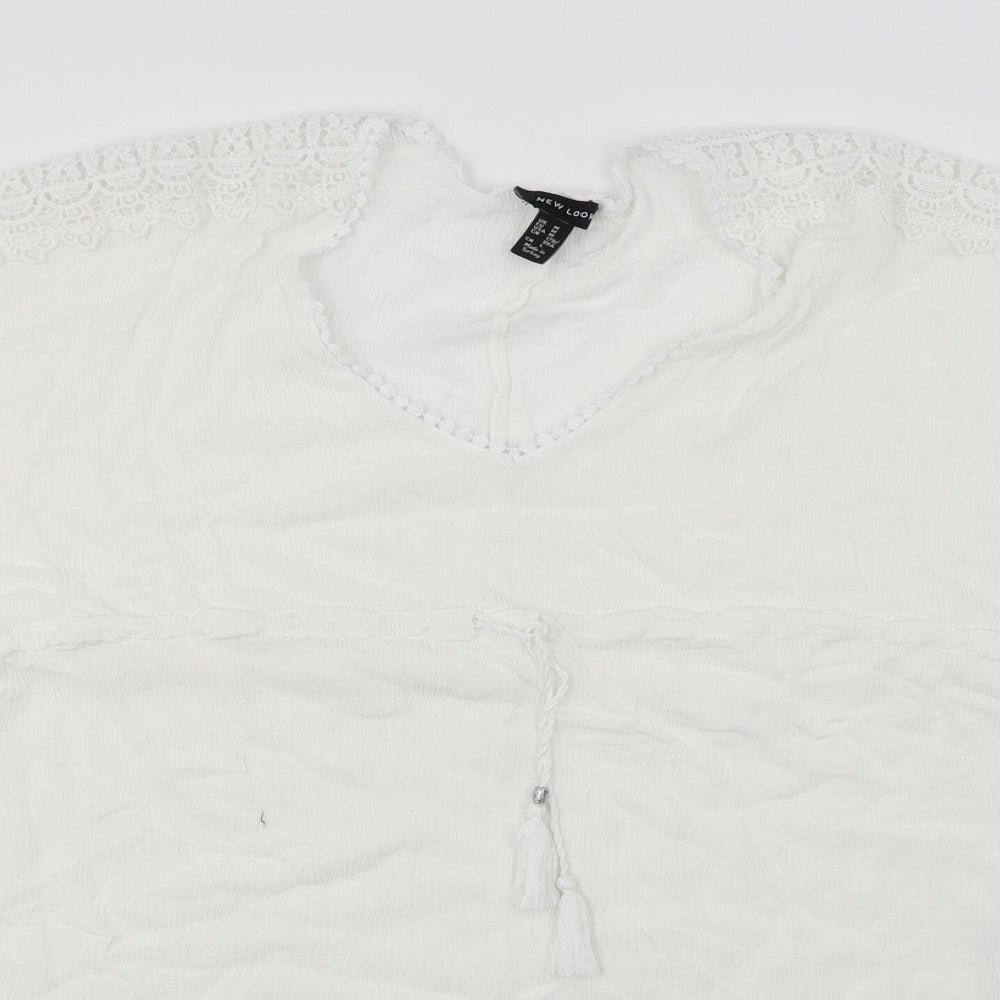 New Look  Womens White   Basic T-Shirt Size M