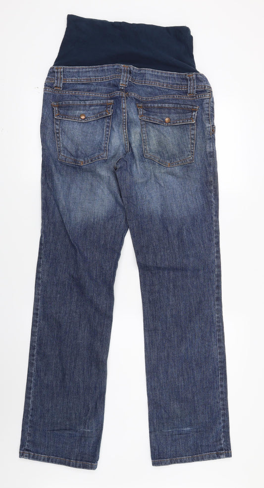 H&M Womens Blue  Denim Bootcut Jeans Size S L30 in