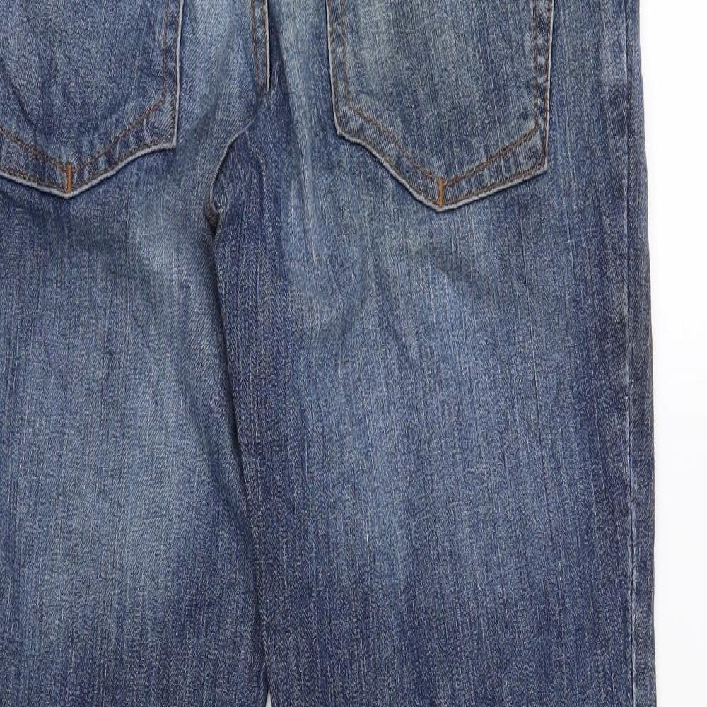 H&M Womens Blue  Denim Bootcut Jeans Size S L30 in