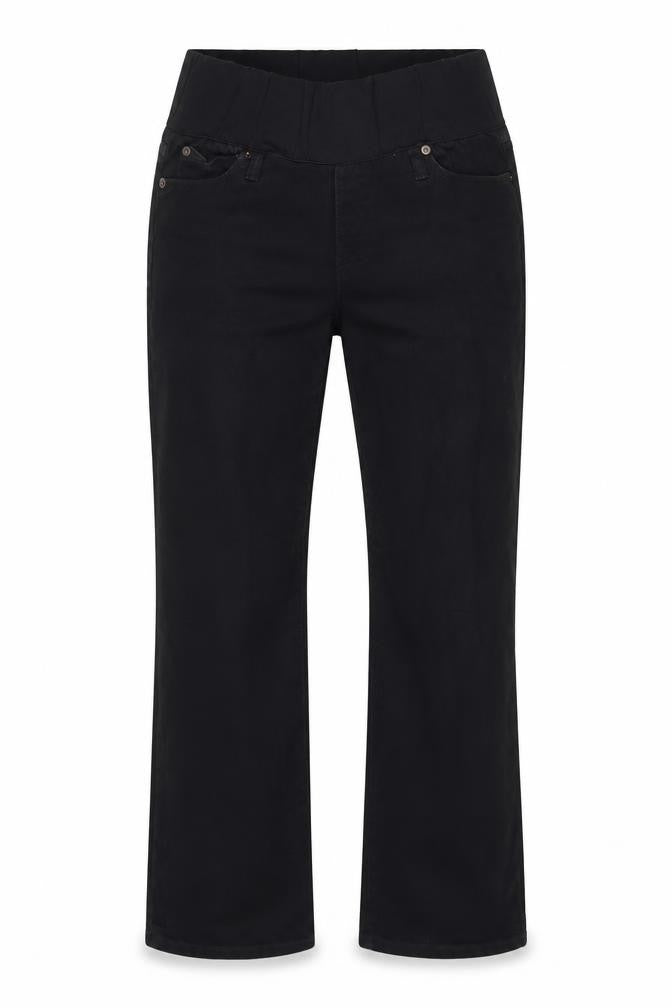 Gap Womens Black  Denim Straight Jeans Size 29 in L23 in