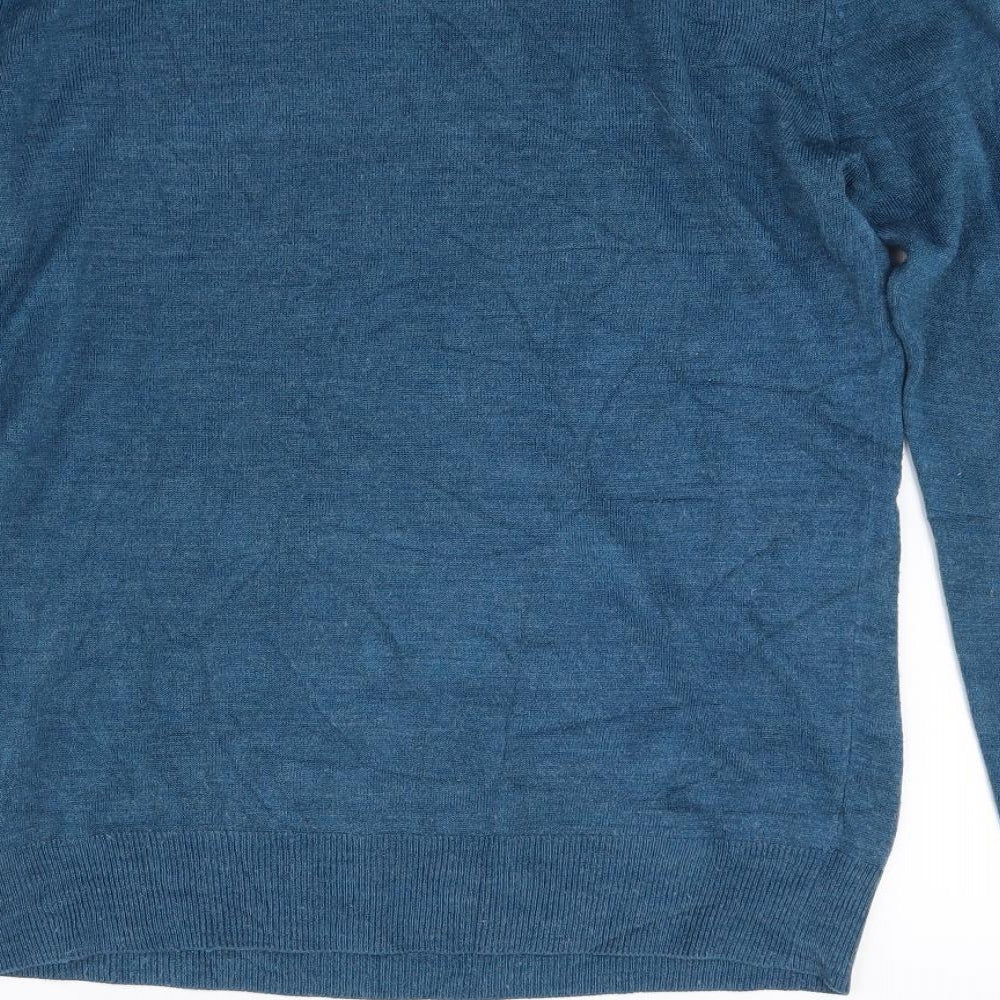 Ceder wood state Mens Blue  Knit Pullover Jumper Size M