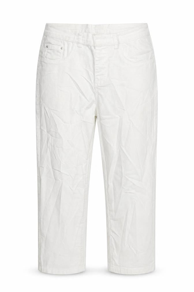 Womens White  Denim Cropped Jeans Size 28 in L20 in