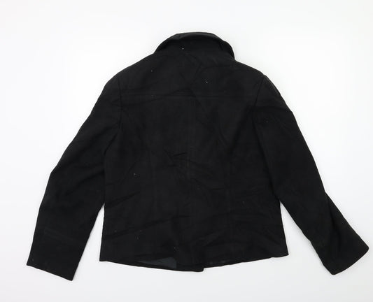 Marks and Spencer Womens Black   Jacket Coat Size 14