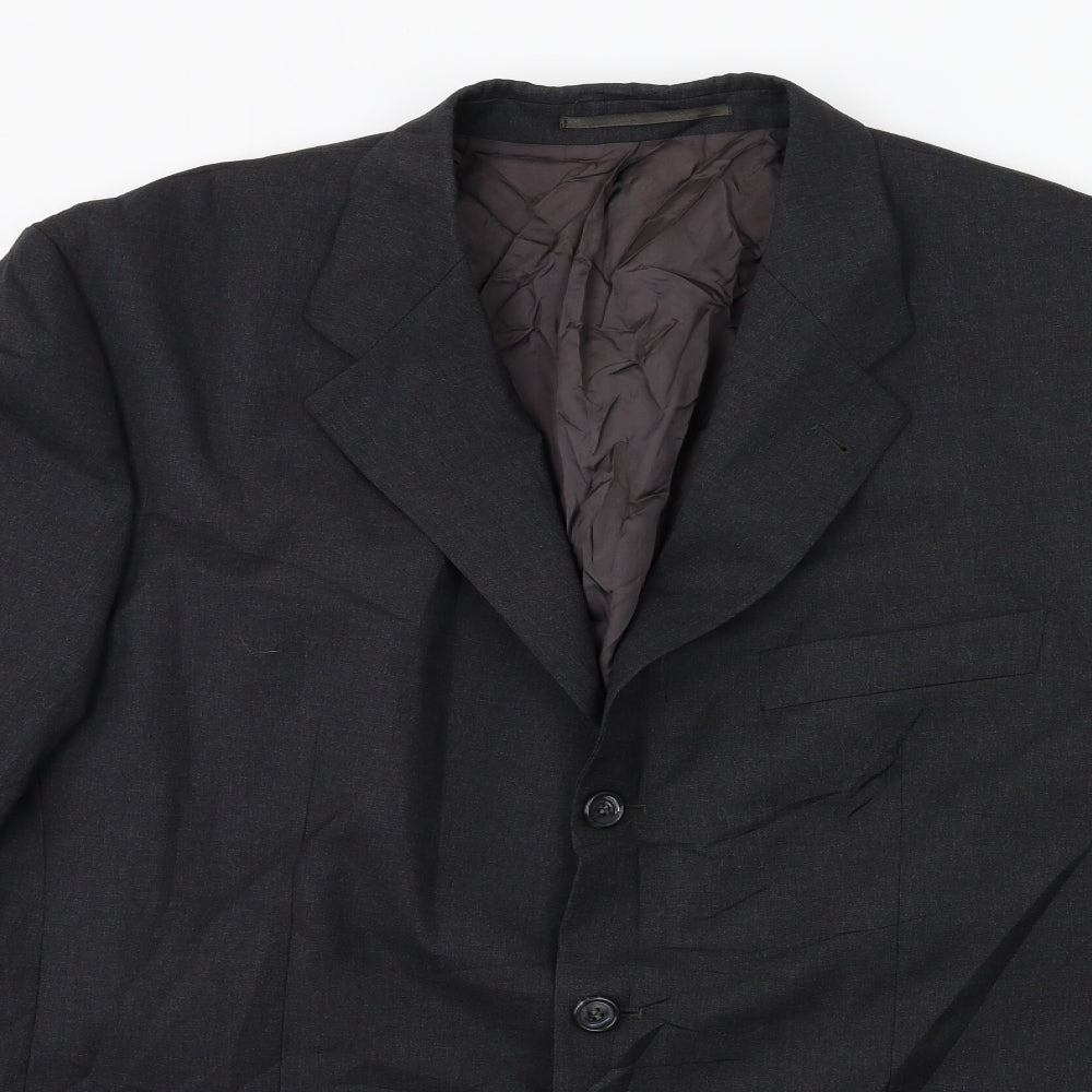 Baumer Mens Grey   Jacket Suit Jacket Size 42