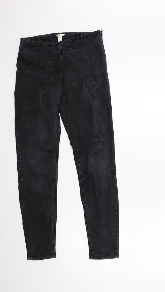 FOREVER 21 Womens Black  Denim Skinny Jeans Size 27 in L28 in