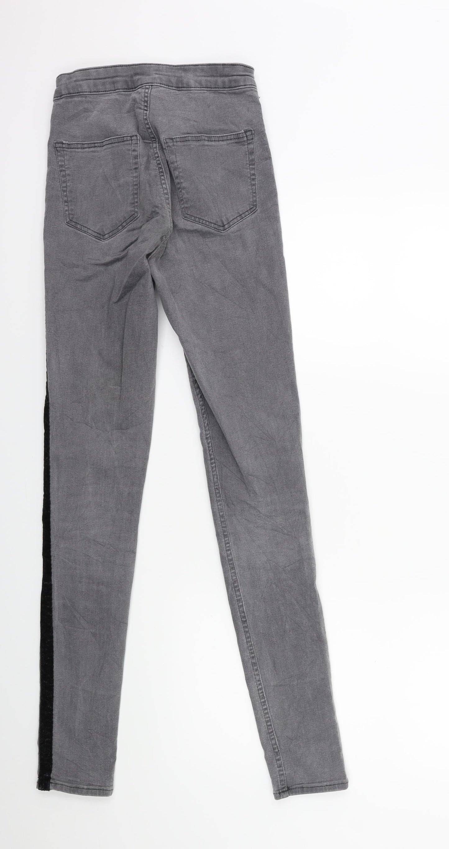 H&M Womens Grey  Denim Skinny Jeans Size 6 L30 in