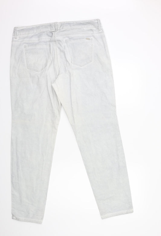 Triangle Womens Grey  Denim Skinny Jeans Size 36 in L30 in