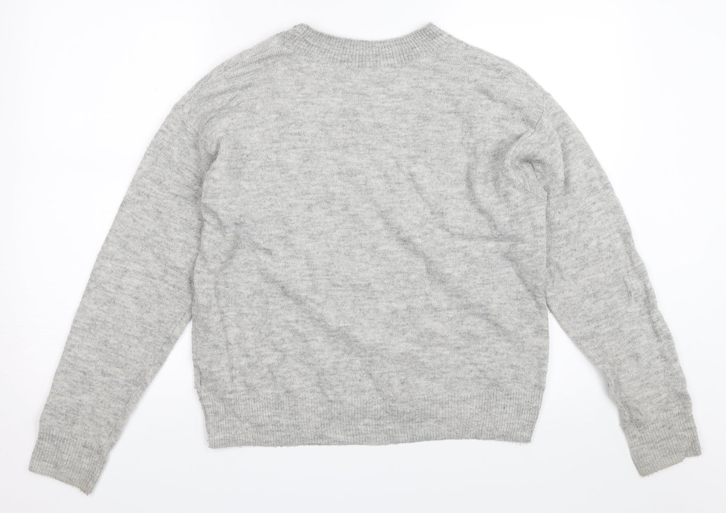 H&M Womens Grey   Pullover Jumper Size XS