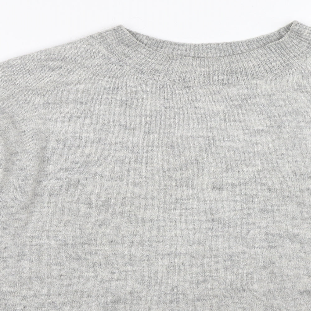 H&M Womens Grey   Pullover Jumper Size XS