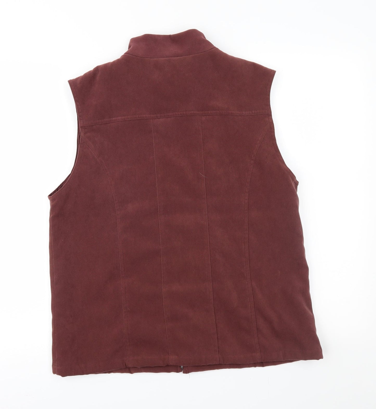 EWM Womens Brown   Gilet Waistcoat Size S