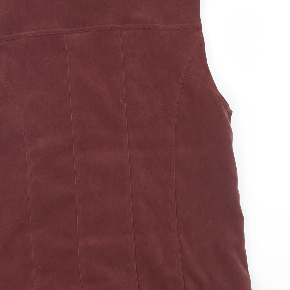 EWM Womens Brown   Gilet Waistcoat Size S
