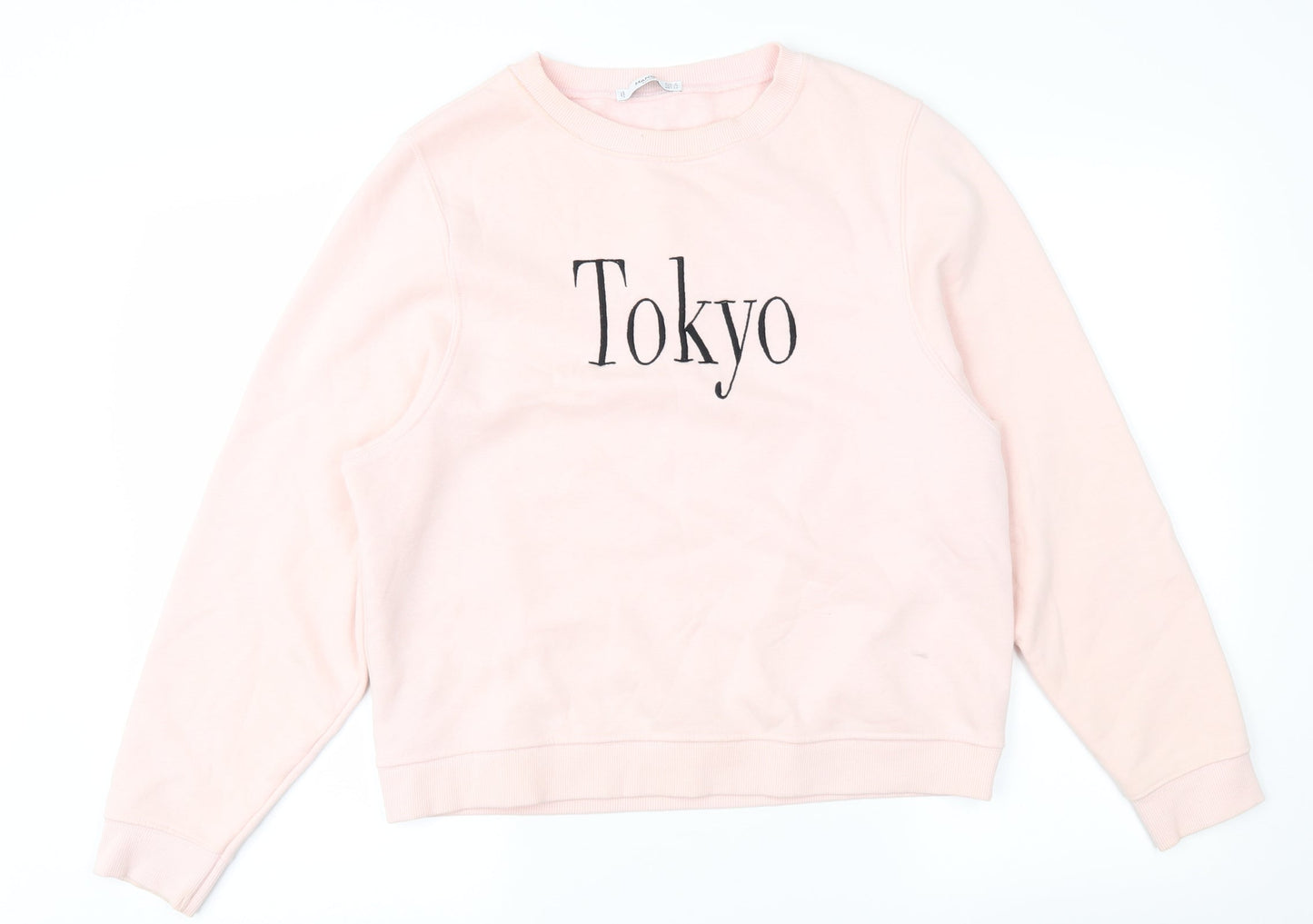 Mango Womens Pink   Pullover Sweatshirt Size S